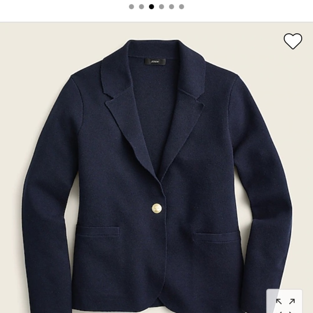 NWT Camille shrunken sweater-blazer - heather sand